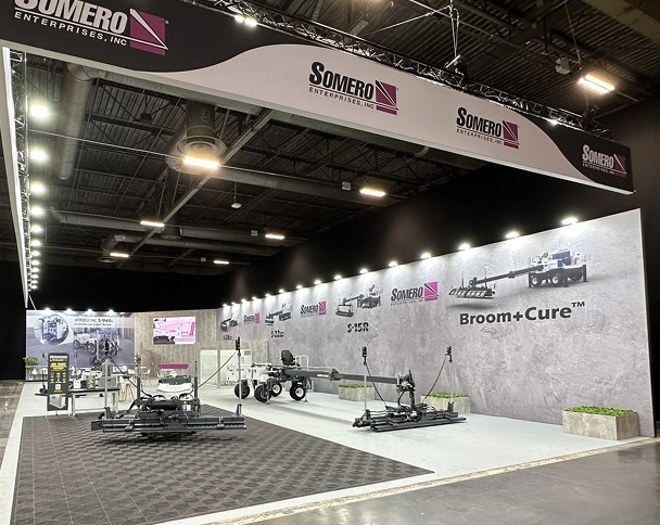 showcasing machines in expo