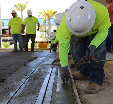 Somero employee working